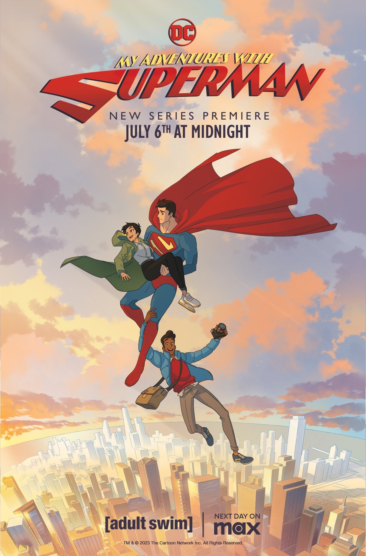 My Adventures with Superman season 1 poster